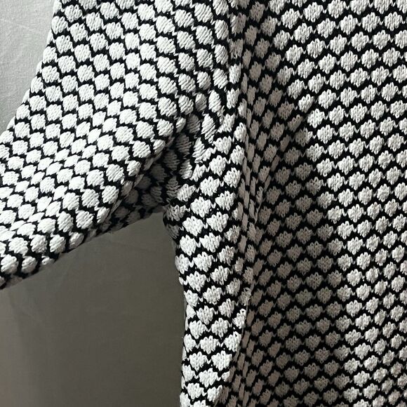 Karen Scott Cotton Texture 2-Tone Turtleneck Long Sleeve Sweater Large - Picture 3 of 8